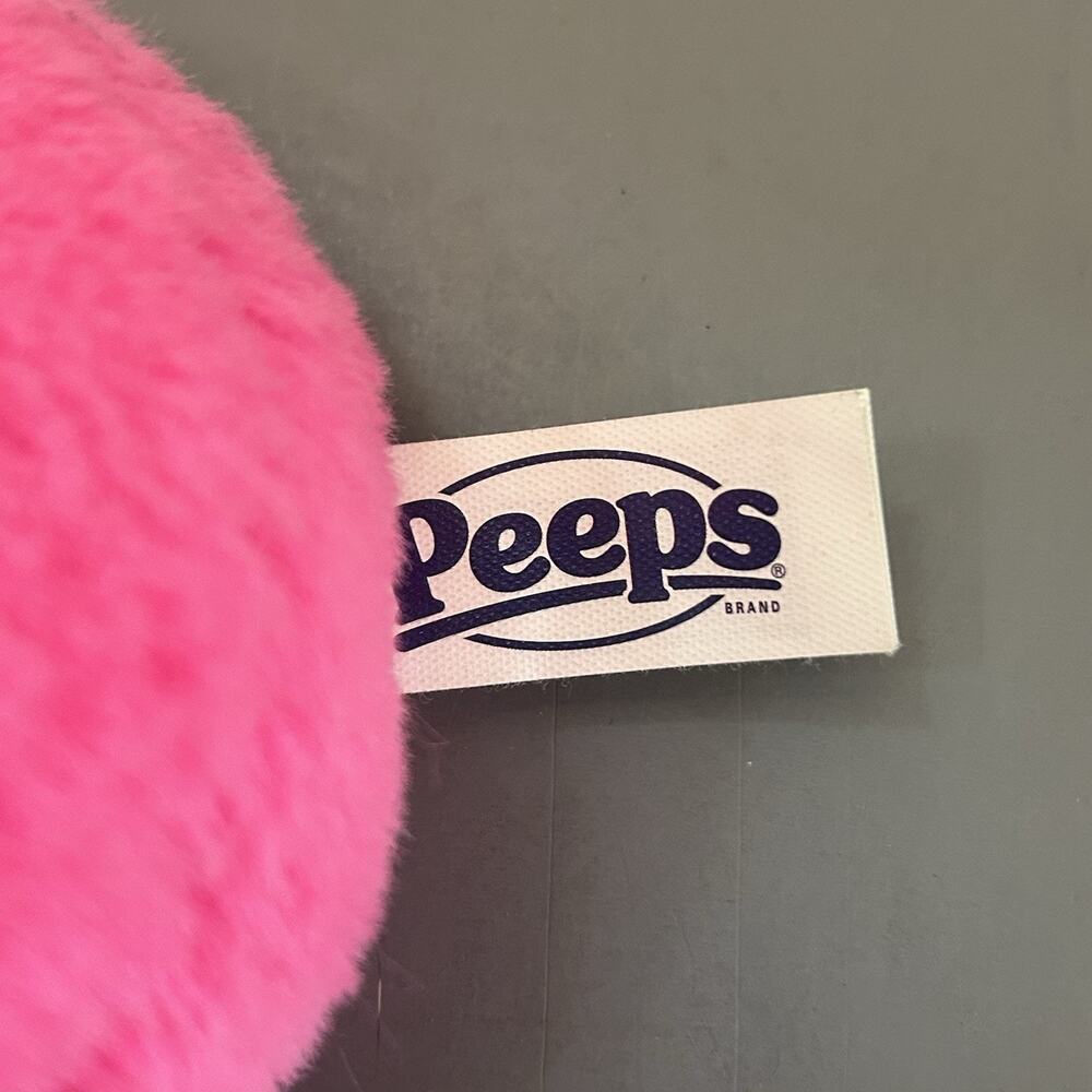 Peeps Pink and Multicolor Fuzzy Bunny Rabbit 8 Inch Plush Dan Dee Lot of 2 - Picture 11 of 12